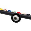 Pavo Billiard Table Light Black White Glass Metal Design-3
