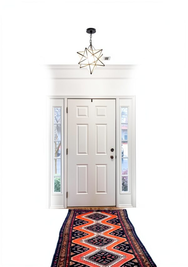 Moravian Star Pendant Light Seeded Glass Black Modern-7