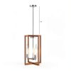 Modern Metal Chandelier 3 Light Geometric Pendant Lamp-1