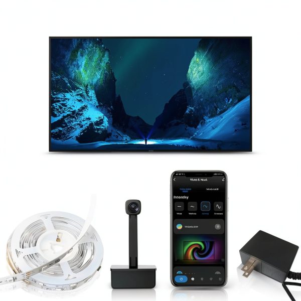 Pavo TV LED Strip Lights Smart Camera Sync RGBIC Colors-9