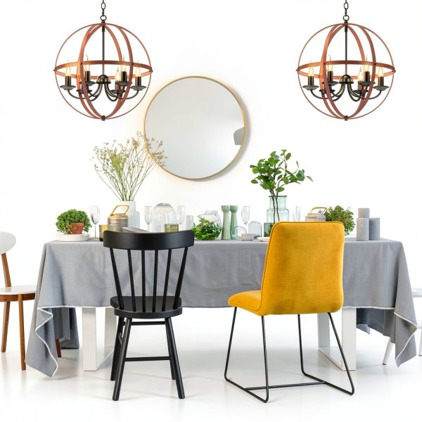 Pavo Spherical Ceiling Lamp Iron Adjustable Industrial-3