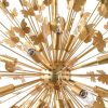 Modern Butterfly Chandelier Gold Globe 14 Light Dining Room-8