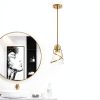 Modern Gold Pendant Light Elegant Design Adjustable Height-5