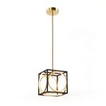 Cube LED Pendant Light Modern Design Dimmable Kitchen-0