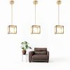 Cube LED Pendant Light Modern Design Dimmable Kitchen-6
