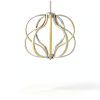 Modern LED Chandelier Warm Dimmable Light Adjustable Height-7