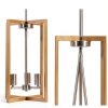 Modern Metal Chandelier 3 Light Geometric Pendant Lamp-6