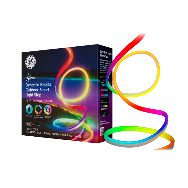 Cync Outdoor LED Strip Lights Color Music Sync Voice Control-0