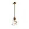 Modern Gold Pendant Light Elegant Design Adjustable Height-6