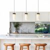 Pavo Crystal Pendant Light 3 Pack Dimmable LED Kitchen-3