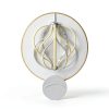 Modern LED Chandelier Warm Dimmable Light Adjustable Height-4