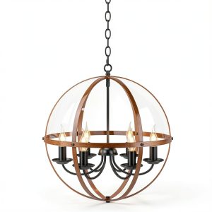 Pavo Spherical Ceiling Lamp Iron Adjustable Industrial-0