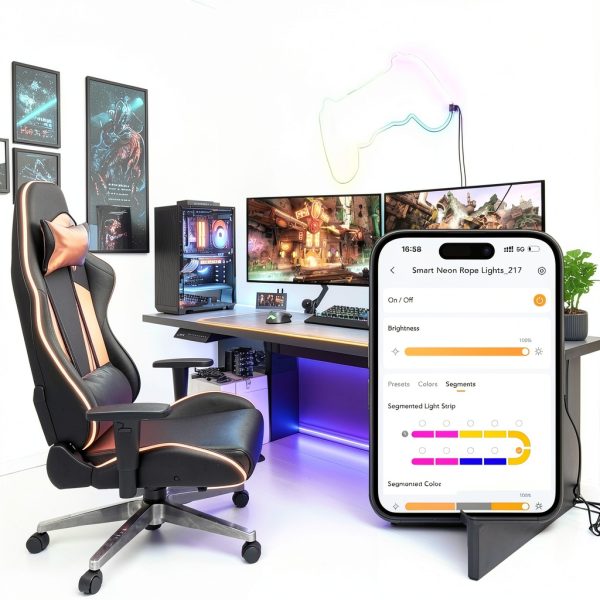 Linkind Neon Rope Light Flexible Smart LED Strip Colors-2