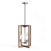Modern Metal Chandelier 3 Light Geometric Pendant Lamp-0