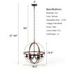 Pavo Spherical Ceiling Lamp Iron Adjustable Industrial-2