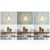 Modern LED Pendant Light Dimmable Warm White Chrome Finish-5
