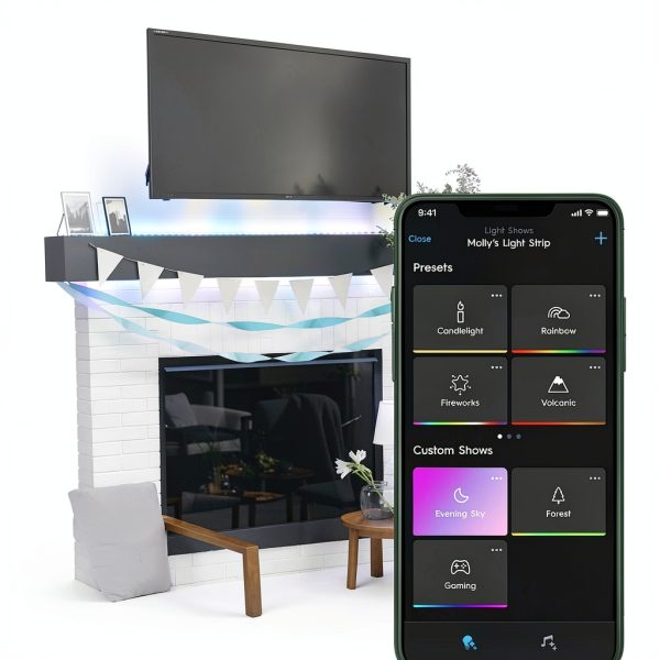 Cync Outdoor Smart Light Strip Color Music Sync WiFi-3
