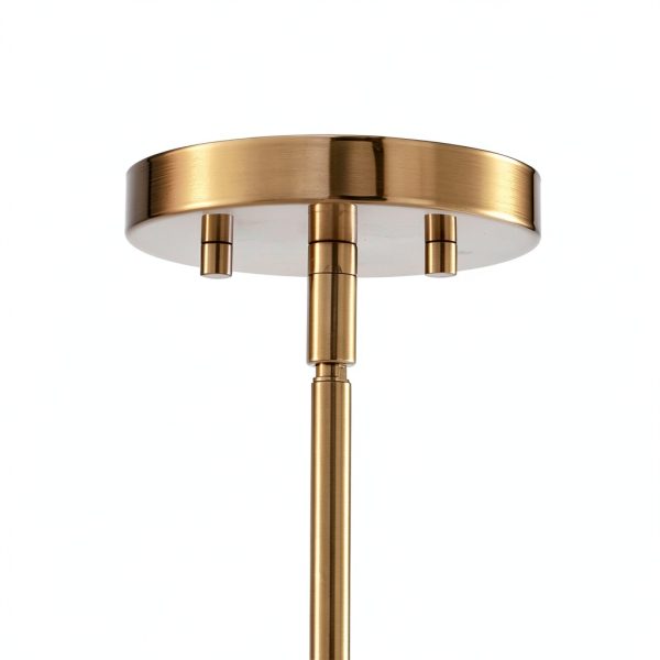 Modern Gold Pendant Light Elegant Design Adjustable Height-11