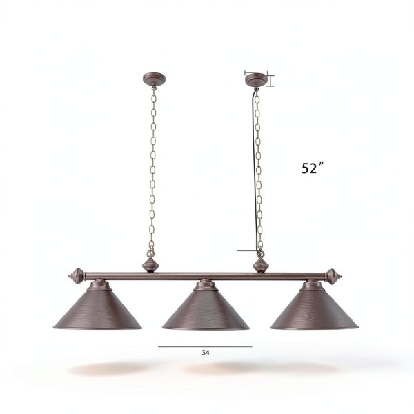 Pavo Professional Pool Table Light Adjustable Metal Billiard-1