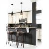 Westinghouse Mini Pendant Black Glass Adjustable Lighting-2