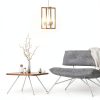 Modern Metal Chandelier 3 Light Geometric Pendant Lamp-4