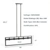 Metal Chandelier Modern Iron Design 5 Light Pendant Lamp-3