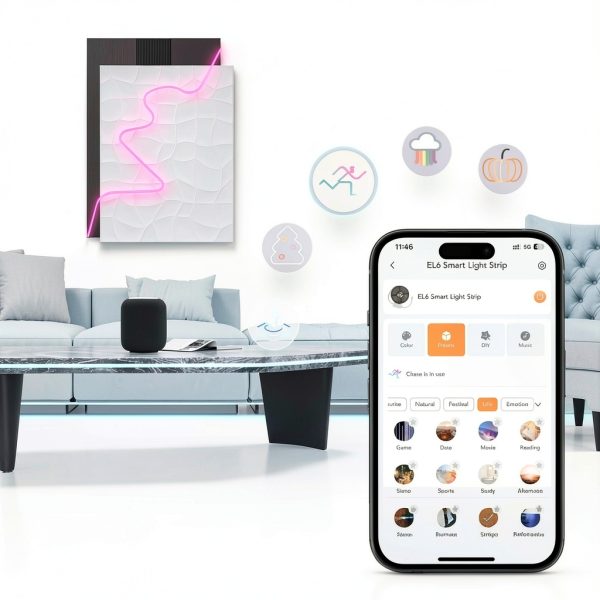 Linkind EL6 Matter Smart Light Strip Wi-Fi Bluetooth-5
