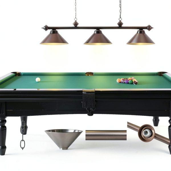 Pavo Professional Pool Table Light Adjustable Metal Billiard-4