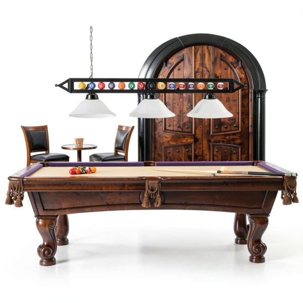 Professional Pool Table Light Billiard Room Metal Fixture-4