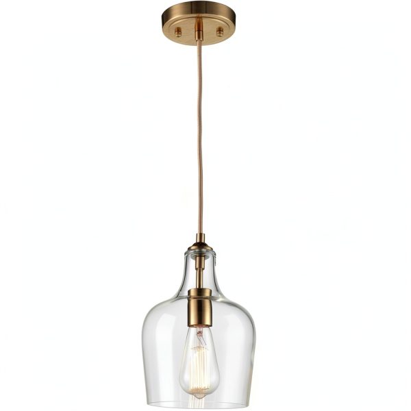 Brass Pendant Light Rustproof Finish Modern Home Lighting-0