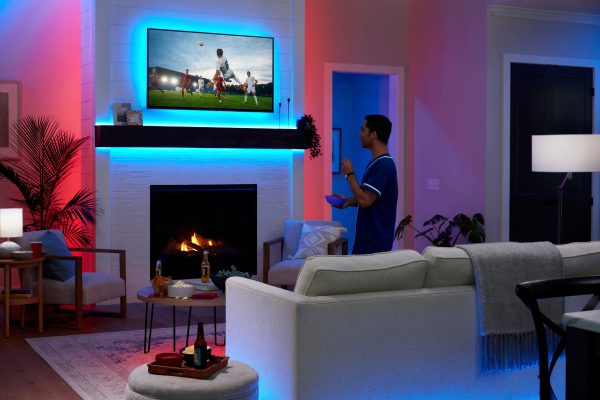 Cync Outdoor LED Strip Lights Color Music Sync Voice Control-4