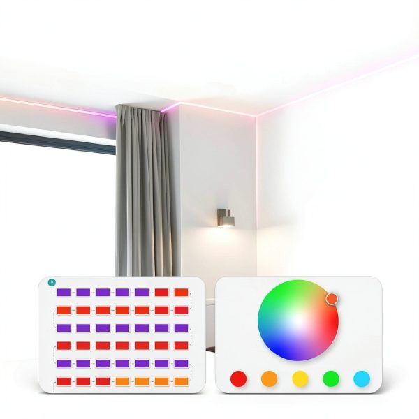 Neewer Smart LED Strip Lights RGB Neon Rope Home Decor-7