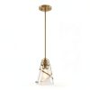 Modern Gold Pendant Light Elegant Design Adjustable Height-7