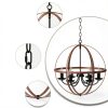 Pavo Spherical Ceiling Lamp Iron Adjustable Industrial-6