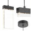 Pavo Crystal Pendant Light 3 Pack Dimmable LED Kitchen-5