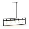 Metal Chandelier Modern Iron Design 5 Light Pendant Lamp-0