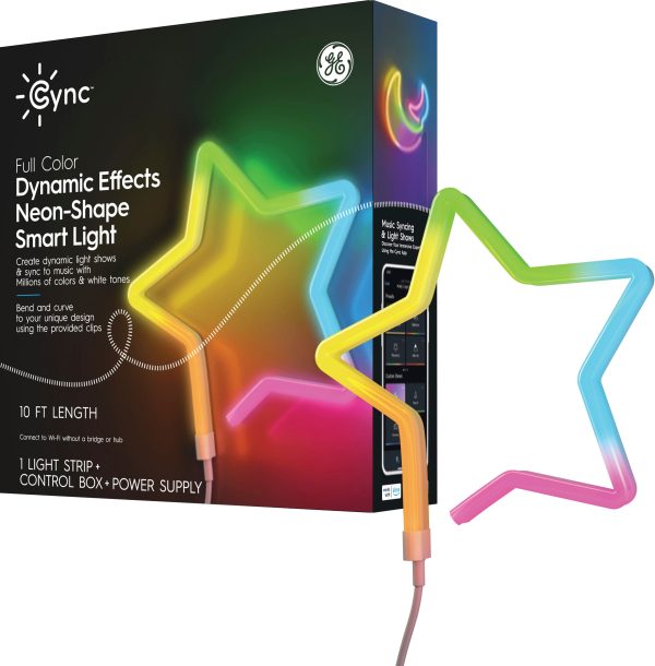 GE Cync Neon Shape Light Smart LED Strip Color Changing-1