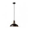 Industrial Pendant Light Metal Matte Black Hollow Design-3