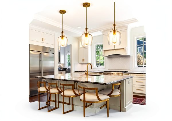 Brass Pendant Light Rustproof Finish Modern Home Lighting-6