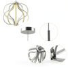 Modern LED Chandelier Warm Dimmable Light Adjustable Height-8